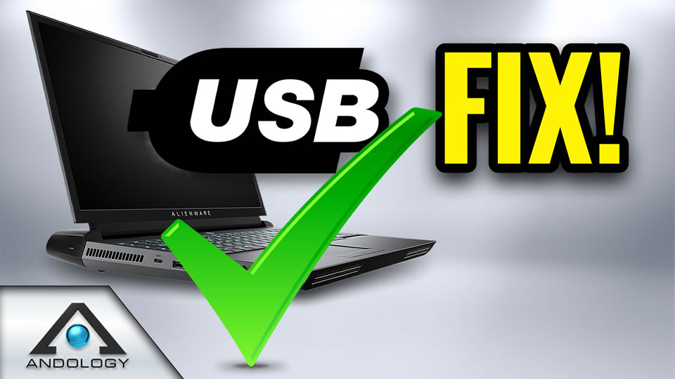 HOW TO FIX USB [👽 Area 51m] Fix USB Keeps Disconnecting Fix USB Port